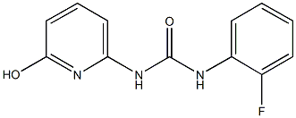 N-(2-fluorophenyl)-N'-(6-hydroxy-2-pyridinyl)urea Structure