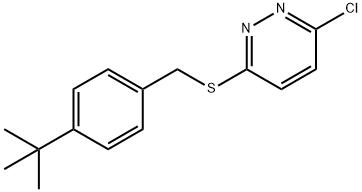 3-[(4-tert-butylbenzyl)sulfanyl]-6-chloropyridazine Structure