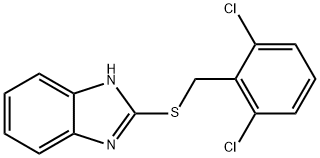 2-[(2,6-dichlorobenzyl)sulfanyl]-1H-benzimidazole Structure