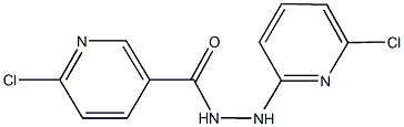 6-chloro-N'-(6-chloro-2-pyridinyl)nicotinohydrazide Structure
