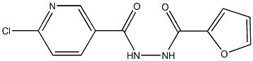 6-chloro-N'-(2-furoyl)nicotinohydrazide Structure