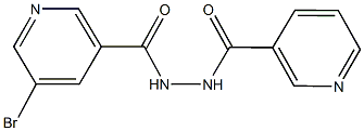 5-bromo-N'-(3-pyridinylcarbonyl)nicotinohydrazide Structure