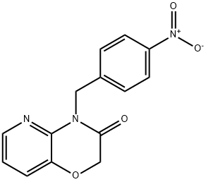 4-{4-nitrobenzyl}-2H-pyrido[3,2-b][1,4]oxazin-3(4H)-one 구조식 이미지