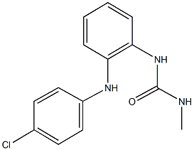 N-[2-(4-chloroanilino)phenyl]-N'-methylurea 구조식 이미지