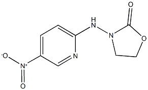 3-({5-nitro-2-pyridinyl}amino)-1,3-oxazolidin-2-one 구조식 이미지