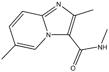 N,2,6-trimethylimidazo[1,2-a]pyridine-3-carboxamide Structure