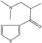 3-(dimethylamino)-2-methyl-1-(3-thienyl)-1-propanone 구조식 이미지