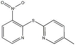 3-nitro-2-[(5-methyl-2-pyridinyl)sulfanyl]pyridine Structure