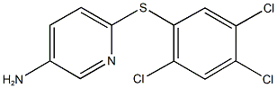 6-[(2,4,5-trichlorophenyl)sulfanyl]-3-pyridinamine Structure