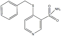 4-(benzylsulfanyl)-3-pyridinesulfonamide 구조식 이미지