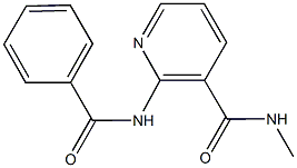 2-(benzoylamino)-N-methylnicotinamide 구조식 이미지