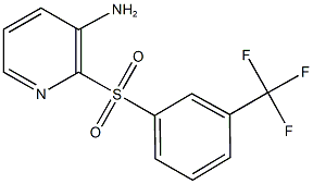 2-{[3-(trifluoromethyl)phenyl]sulfonyl}-3-pyridinamine Structure