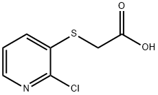 [(2-chloro-3-pyridinyl)sulfanyl]acetic acid Structure