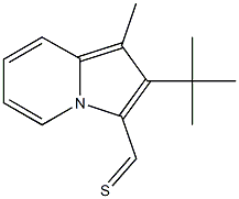 2-tert-butyl-1-methyl-3-indolizinecarbothialdehyde 구조식 이미지