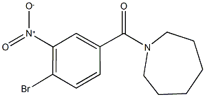 1-{4-bromo-3-nitrobenzoyl}azepane Structure