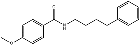 4-methoxy-N-(4-phenylbutyl)benzamide 구조식 이미지