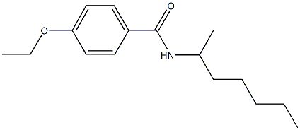 4-ethoxy-N-(1-methylhexyl)benzamide 구조식 이미지
