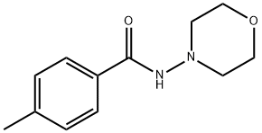 4-methyl-N-(4-morpholinyl)benzamide 구조식 이미지