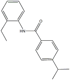 N-(2-ethylphenyl)-4-isopropylbenzamide 구조식 이미지