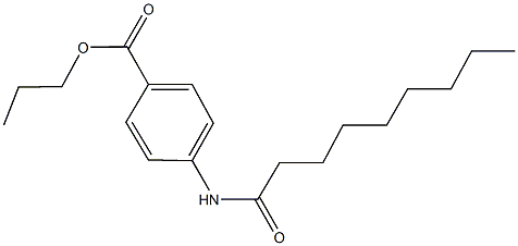 propyl 4-(nonanoylamino)benzoate 구조식 이미지