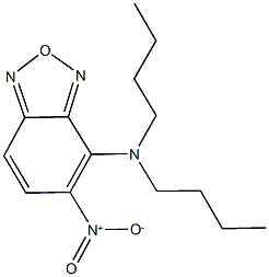 4-(dibutylamino)-5-nitro-2,1,3-benzoxadiazole Structure