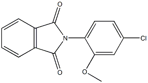 2-(4-chloro-2-methoxyphenyl)-1H-isoindole-1,3(2H)-dione Structure