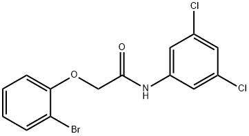 2-(2-bromophenoxy)-N-(3,5-dichlorophenyl)acetamide 구조식 이미지