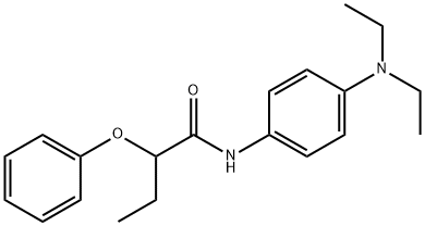 N-[4-(diethylamino)phenyl]-2-phenoxybutanamide 구조식 이미지