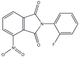 2-(2-fluorophenyl)-4-nitro-1H-isoindole-1,3(2H)-dione Structure