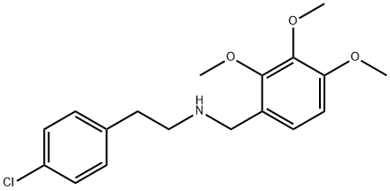 N-[2-(4-chlorophenyl)ethyl]-N-(2,3,4-trimethoxybenzyl)amine Structure