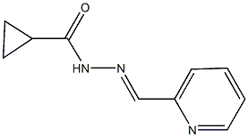 N'-(2-pyridinylmethylene)cyclopropanecarbohydrazide Structure