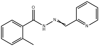 2-methyl-N'-(2-pyridinylmethylene)benzohydrazide Structure