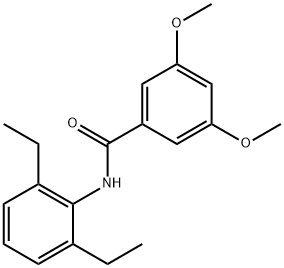 N-(2,6-diethylphenyl)-3,5-dimethoxybenzamide 구조식 이미지