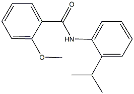 N-(2-isopropylphenyl)-2-methoxybenzamide Structure