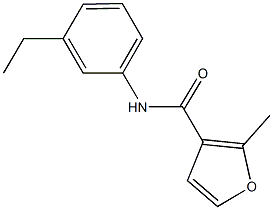 N-(3-ethylphenyl)-2-methyl-3-furamide Structure