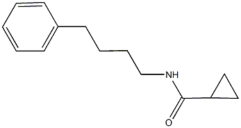 N-(4-phenylbutyl)cyclopropanecarboxamide 구조식 이미지