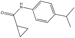 N-(4-isopropylphenyl)cyclopropanecarboxamide Structure