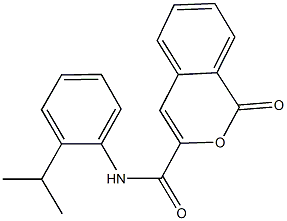 N-(2-isopropylphenyl)-1-oxo-1H-isochromene-3-carboxamide Structure