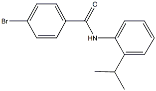 4-bromo-N-(2-isopropylphenyl)benzamide 구조식 이미지
