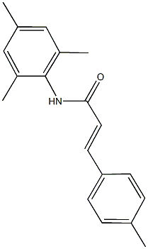 N-mesityl-3-(4-methylphenyl)acrylamide Structure