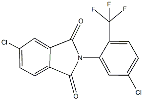 5-chloro-2-[5-chloro-2-(trifluoromethyl)phenyl]-1H-isoindole-1,3(2H)-dione Structure