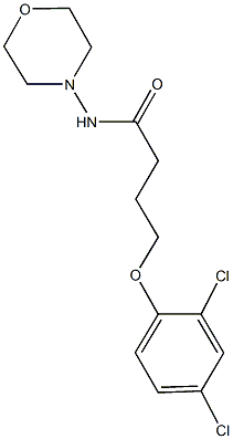 4-(2,4-dichlorophenoxy)-N-(4-morpholinyl)butanamide Structure