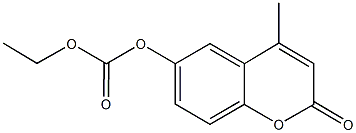 ethyl 4-methyl-2-oxo-2H-chromen-6-yl carbonate 구조식 이미지