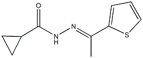 N'-[1-(2-thienyl)ethylidene]cyclopropanecarbohydrazide 구조식 이미지