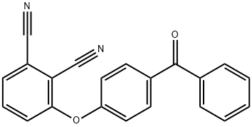 3-(4-benzoylphenoxy)phthalonitrile 구조식 이미지