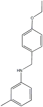 N-(4-ethoxybenzyl)-3-methylaniline 구조식 이미지