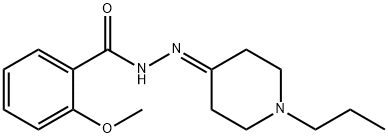 2-methoxy-N'-(1-propyl-4-piperidinylidene)benzohydrazide Structure