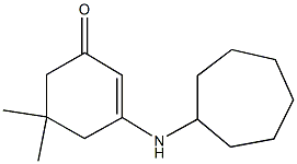 3-(cycloheptylamino)-5,5-dimethyl-2-cyclohexen-1-one Structure