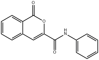 1-oxo-N-phenyl-1H-isochromene-3-carboxamide 구조식 이미지