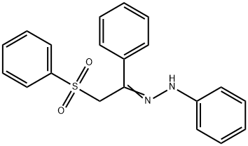 1-phenyl-2-(phenylsulfonyl)ethanone phenylhydrazone 구조식 이미지